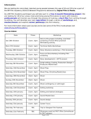 Open call for BFI Film Academy partners to provide short ...