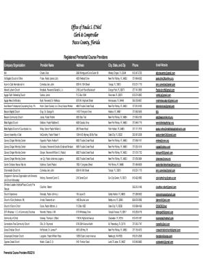 Pasco County Marriage License &amp; Premarital Course Info