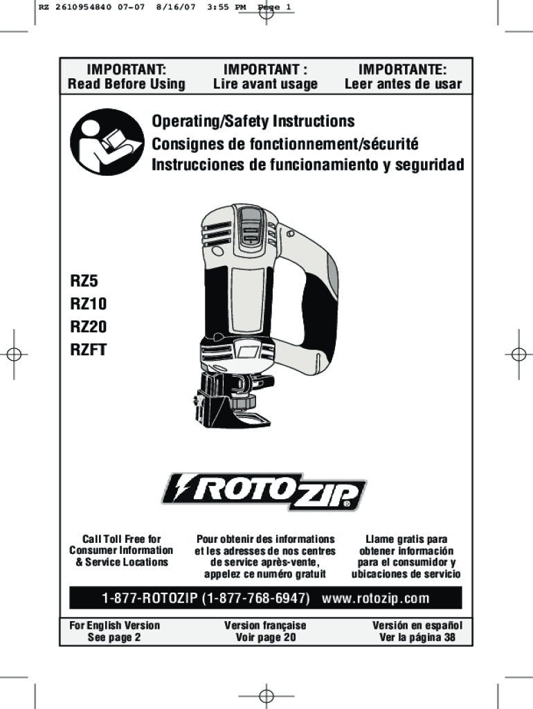 Completable En línea Rotozip Tools Help you cut in nearly any building