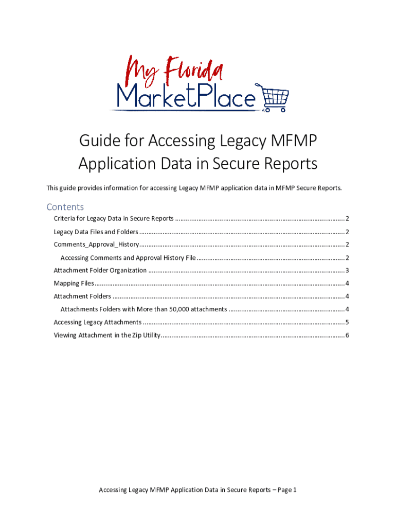 Fillable Online Guide for Accessing Legacy MFMP Application Data in Secure Fax Email Print
