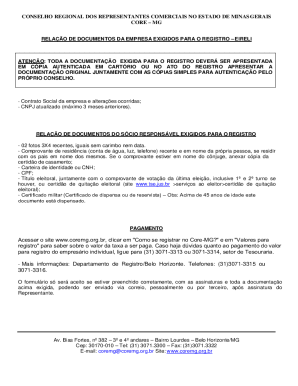 requerimento registro firma individual