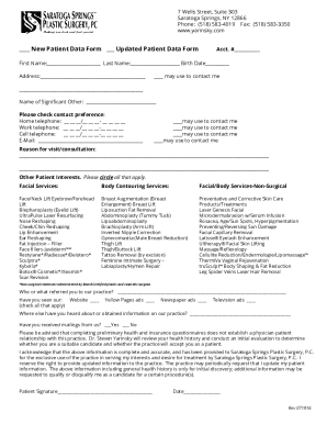 Fillable Online sample short data collection form Fax Email Print ...
