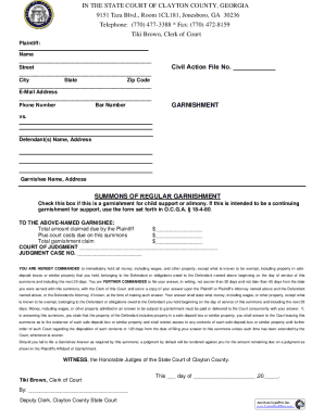 Clerk of State Court - Clayton County, Georgia