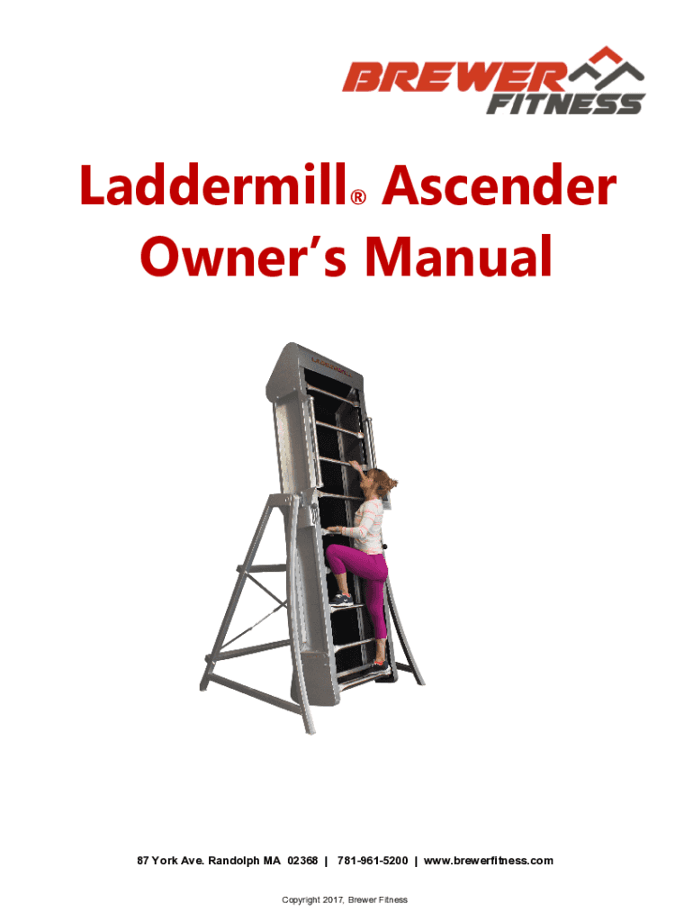 Fillable Online Buy Brewer Fitness LMAS Ladder mill Ascender Online