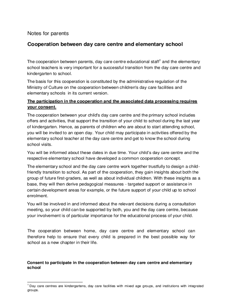 west end parents day care centre