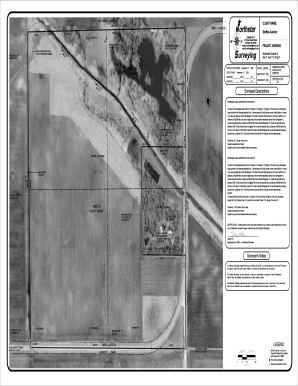 LEGEND Surveyor's Notes Surveyed Descriptions - NET