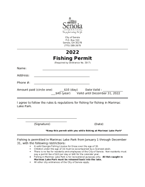 Fishing Permit
