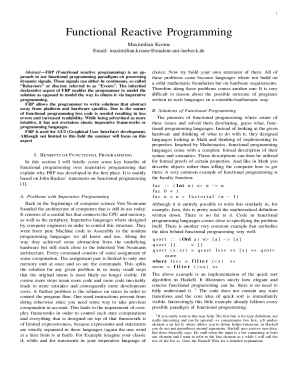 Fillable Online Functional Reactive Programming Fax Email Print - pdfFiller