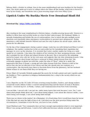 Lipstick Under My Burkha And The Dangers Of A 'Lady- ...