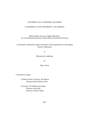 Fillable Online A Case Study of the California State University (CSU ...
