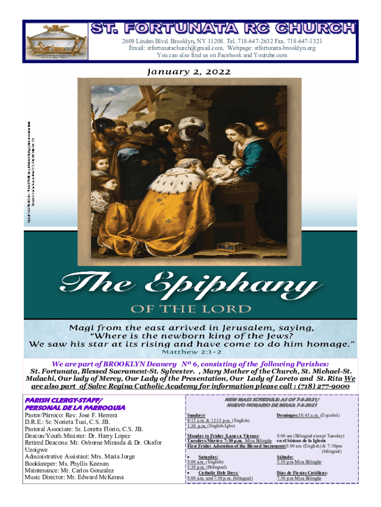 Completable En línea St Fortunata Church, 2609 Linden Blvd, New York