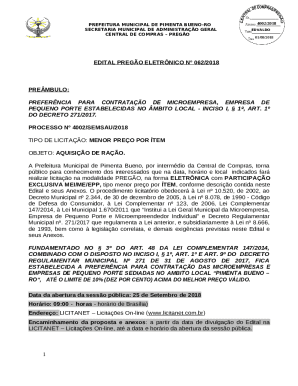 ANEXO III - Modelo da Proposta