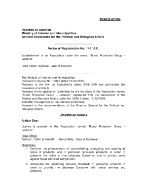 Republic of Lebanon Ministry of Interior and Municipalities ...