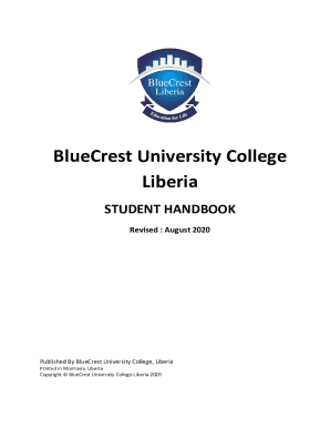 Handbook of rules and regulations / University of Liberia