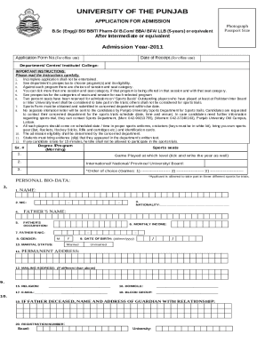 PU B A /B Com LL B (Hons ) 5 Years Integrated Course pu edu Doc PU B A /B Com LL B (Hons ) 5 Years Integrated Course pu edu Doc