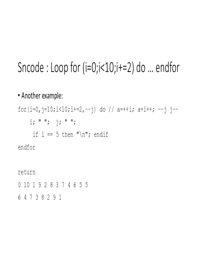 Fillable Online Simple for loop exampleSololearn: Learn to code for ...