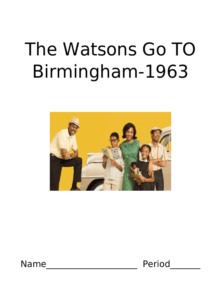 The Watsons Go to BirminghamSummary, Themes & ... - images pcmac Doc ...