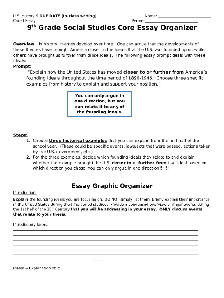 I CAN STATEMENT TEMPLATE Course: United States ... Doc Template | pdfFiller