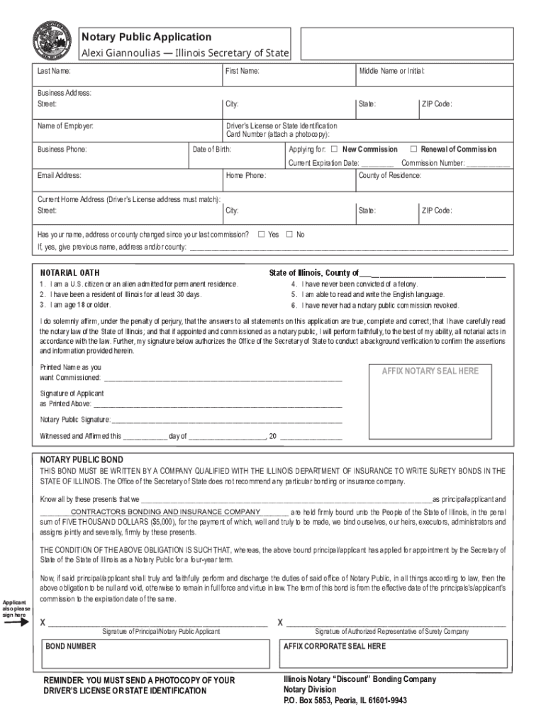 Fillable Online Nonresident Notary Public Application Instructions and