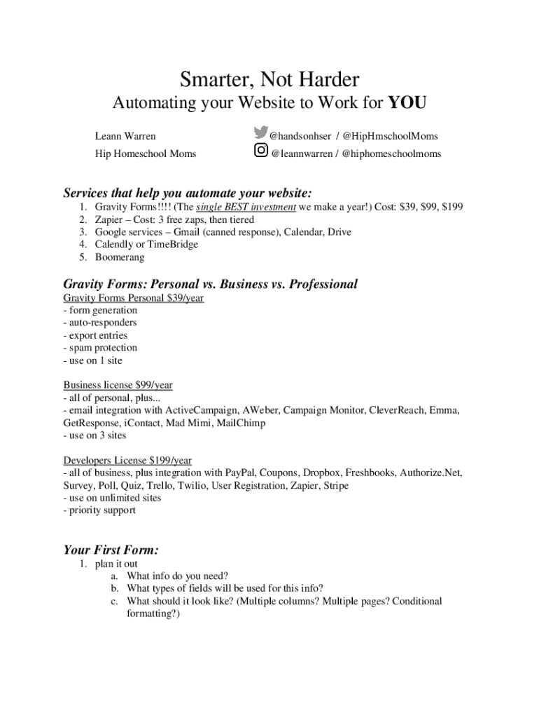 Form preview
