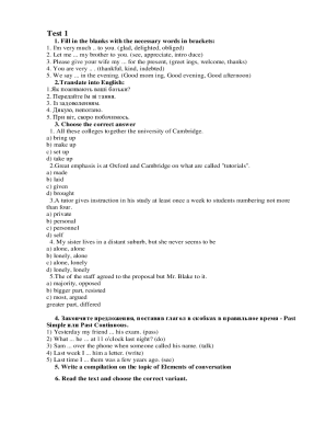 Fill in the blanks with the necessary words in brackets: