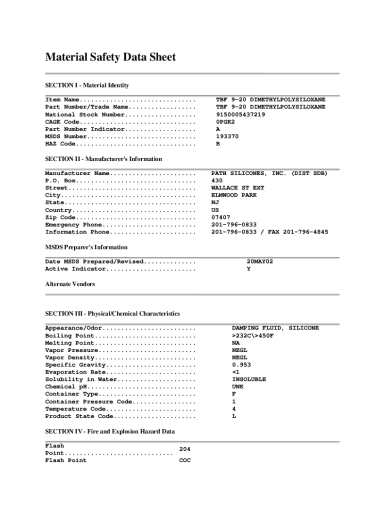Fillable Online Safety Data Sheet General Purpose Detergent (Liquid