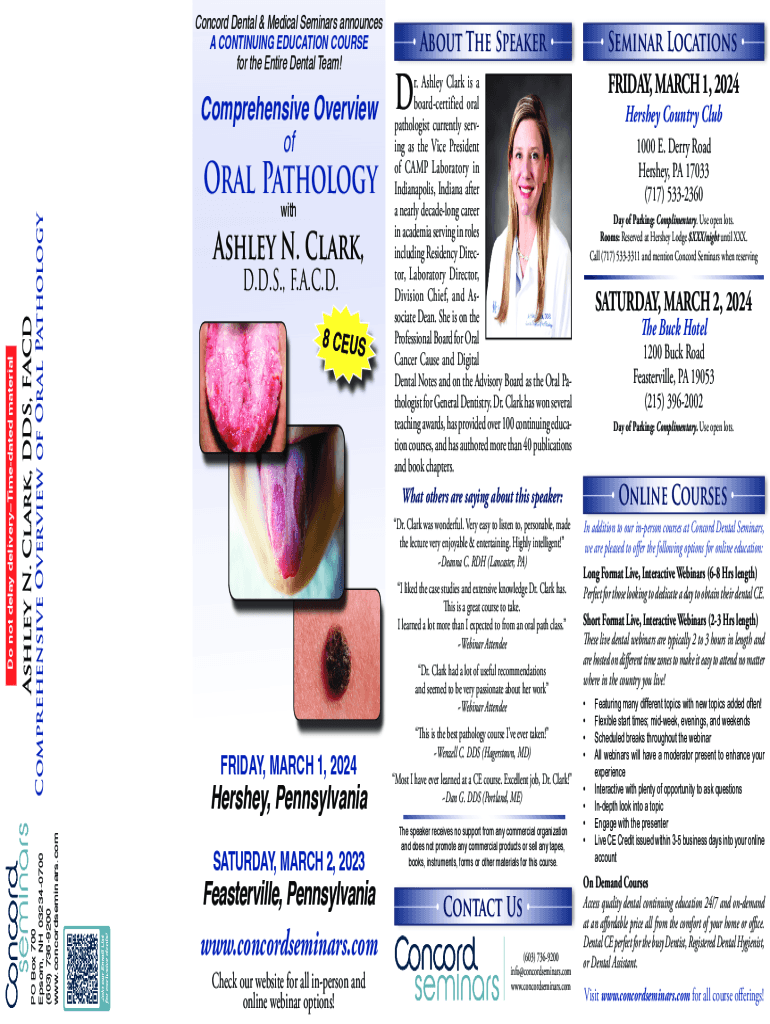 Fillable Online Free Dental Continuing Education Courses for