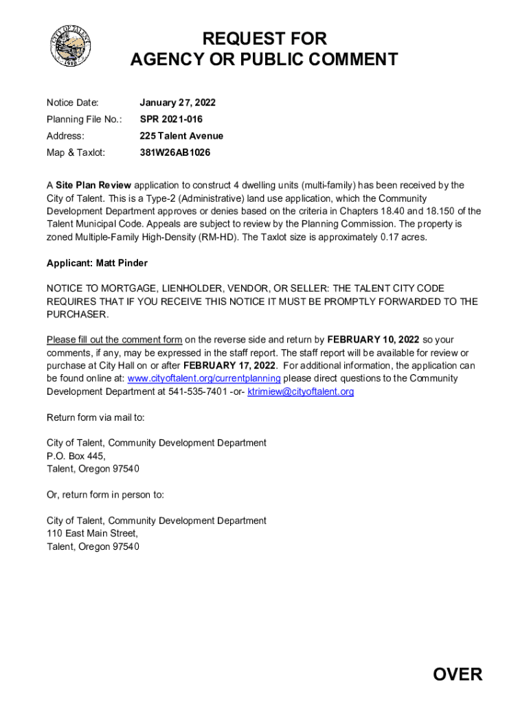 Fillable Online Village of Rouses Point Application for Site Plan