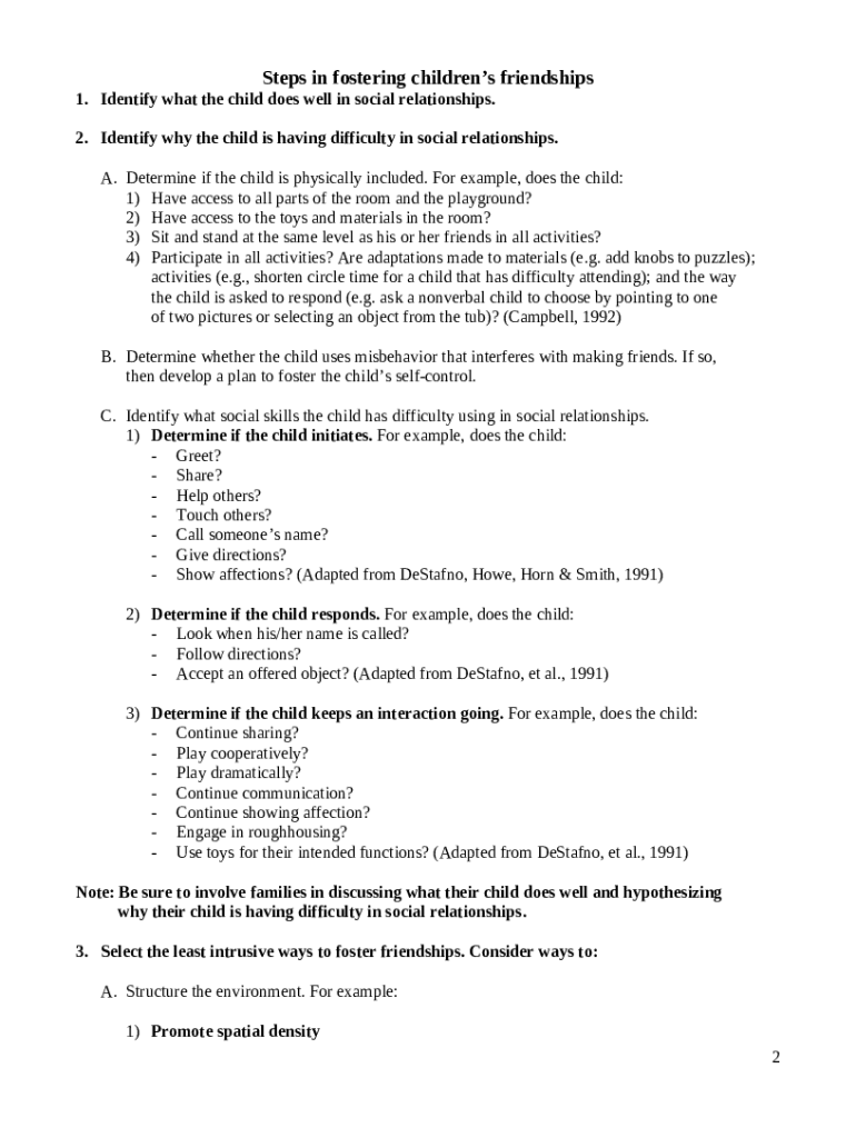 How To Help Kids Navigate Friendships And Peer Relationships Doc