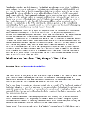 Fillable Online Gangs Of North East Movie Download In Hindi Mp4 Movies