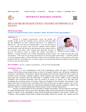 Fillable Online Reflection of Sri Sri Thakur Anukul Chandra on Society