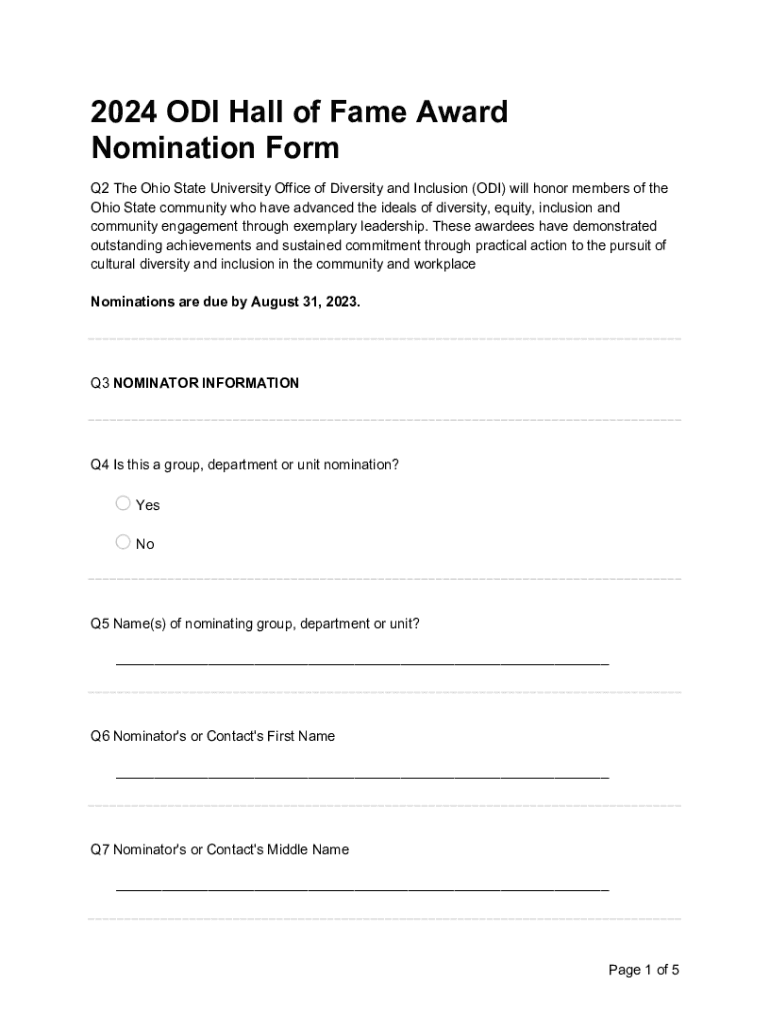 Fillable Online odi osu Aldama Inducted into the Ohio State University ...