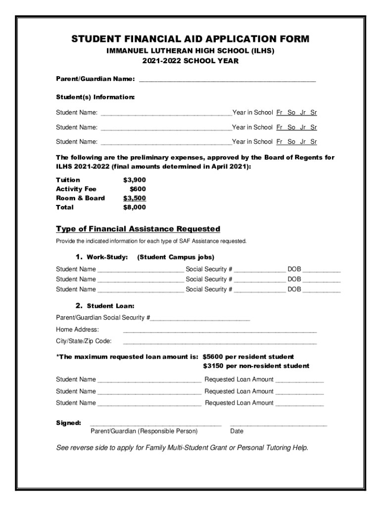 Application ProcessImmanuel Lutheran School Preview on Page 1