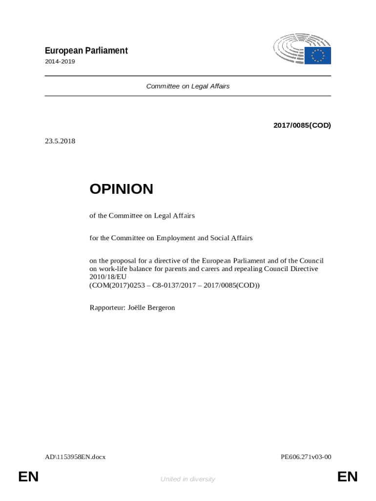 on the proposal for a directive of the European Parliament and of the ...