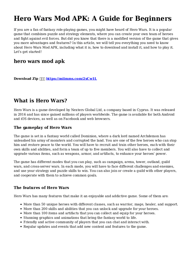 Form preview