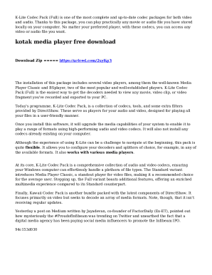 K-Lite Codec Pack (Mega) for Windows - Download it from ...