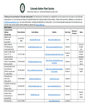 Suggested Native Plants for Horticultural Use on the Front ...