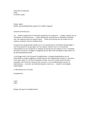 Download de brief aansprakelijkheidsstelling