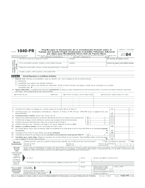 Instrucciones para la Forma 1040-PR