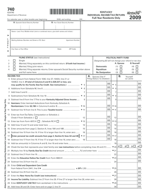 Kentucky Individual Income Tax Return