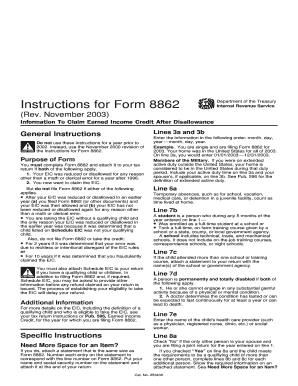 Form 8862 Instructions
