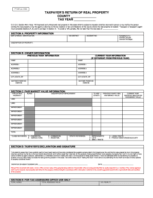 Georgia Taxpayer's Return of Real Property