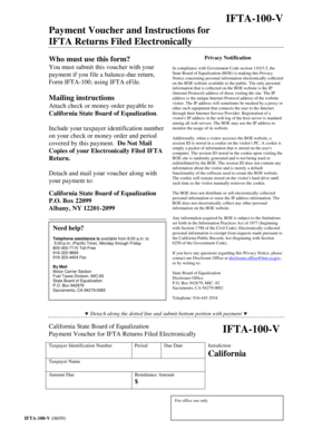IFTA-100-V Payment Voucher