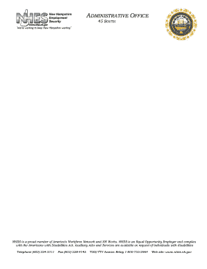 New Hampshire Tax and Wage Report Adjustment Form