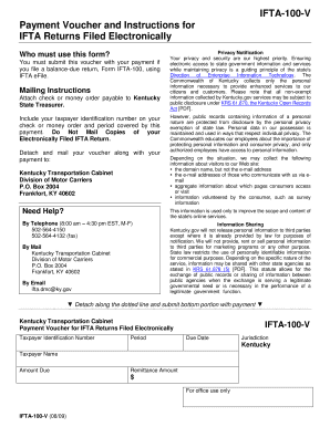 IFTA-100-V Payment Voucher