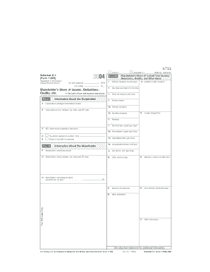 Schedule K-1 Form 1120S