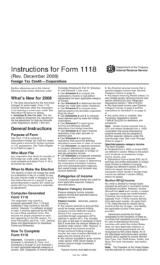 Instructions for Form 1118