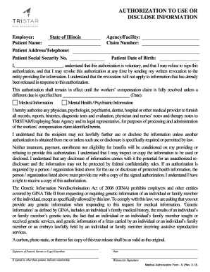 Illinois Medical Authorization Form