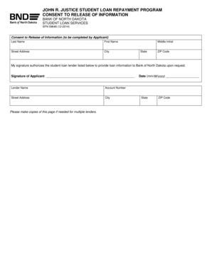 John R. Justice Student Loan Repayment Program Consent