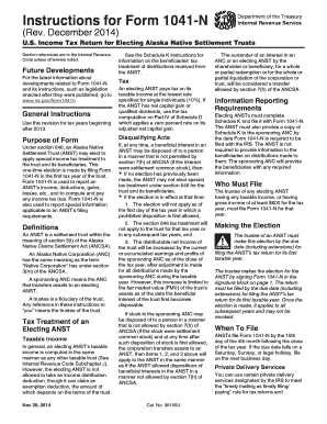 Form 1041-N